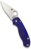 Spyderco Para 3 Compression Lock Knife Dark Blue G-10 SKU C223GPDBL