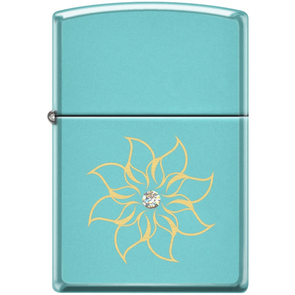 Zippo Flower with White Swarovski Crystal SKU 853455