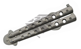 Butterfly Style Bottle Opener 8.5" Overall Stainless-Steel Bottle Opener/Silver Titanium Finished Handle SKU: 211522-SL