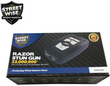 Streetwise™ Razor Mini Stun Gun Panic Alarm 23M Black SKU: SWR23BG