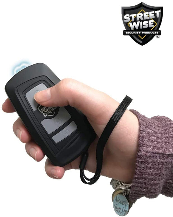 Streetwise™ Razor Mini Stun Gun Panic Alarm 23M Black SKU: SWR23BG