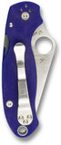 Spyderco Para 3 Compression Lock Knife Dark Blue G-10 SKU C223GPDBL
