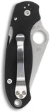 Spyderco Para 3 Compression Lock Knife Black G10 SKU C223GP