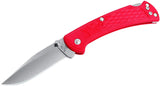 Buck Knives Ranger Slim Select Folding Lockback Pocket Knife red