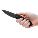 Kershaw Launch 6 Automatic Knife Black Cerkote CPM-154 Stainless Blade/Black Anodized Alum. Handle SKU 7800BLK/KS7800BLK