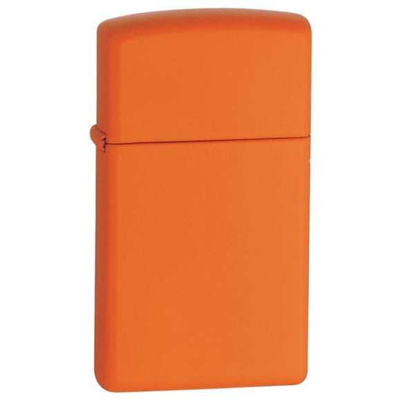 Zippo Slim Orange Matte SKU 854637