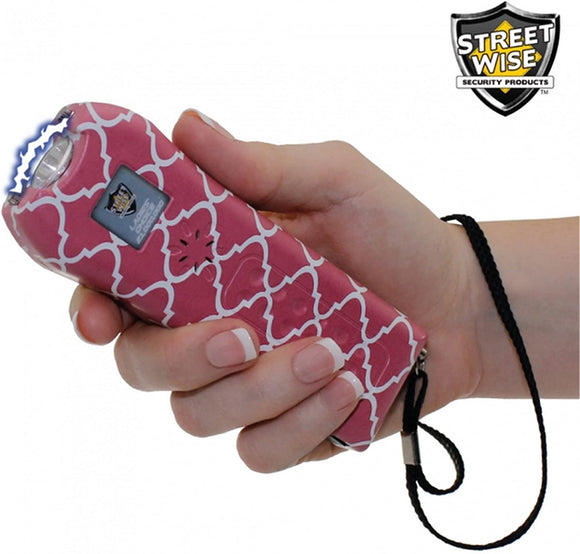 Streetwise Ladies' Choice 21,000,000 Stun Gun - Quatrefoil SKU: SWLC21WCQ