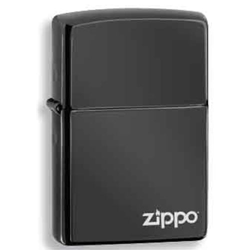 Zippo Ebony with Zippo Logo SKU 852249