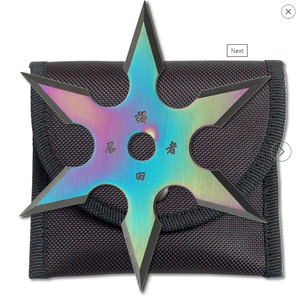 Rainbow Throwing Star SKU 90-16DRB