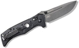 Benchmade Mini Adamas AXIS Lock Knife Gray CPM-CruWear Tool Steel Blade/Black G10 Handle   SKU 273GY-1