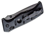 Benchmade Adamas AXIS Lock Knife w/Sheath Gray CPM-CruWear Tool Steel Blade/Black G10 Handle SKU 275GY-1