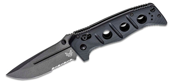 Benchmade Shane Sibert Adamas AXIS Lock Knife Black G-10 SKU 275SGY-1