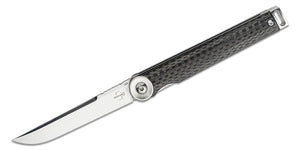 Boker Plus Kaiza Liner Lock Knife Black Carbon Fiber SKU 01BO383