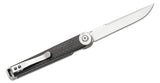 Boker Plus Kaiza Liner Lock Knife Black Carbon Fiber SKU 01BO383