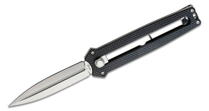 Boker Plus Slike Manual OTF Knife Black G-10 SKU 01BO411