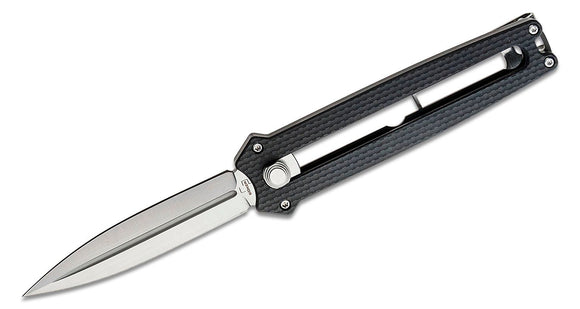 Boker Plus Slike Manual OTF Knife Black G-10 SKU 01BO411