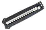Boker Plus Slike Manual OTF Knife Black G-10 SKU 01BO411