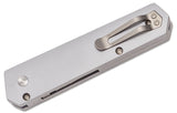 Boker Burnley Kwaiken Compact Automatic Knife Gray Aluminum SKU 01BO253