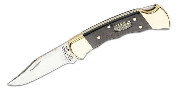 Buck 112 Ranger 50th Anniversary Knife Finger Grooved SKU 0112BRS3FG-B