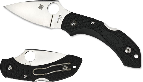 Spyderco Dragonfly 2 Knife Black FRN SKU C28PBK2