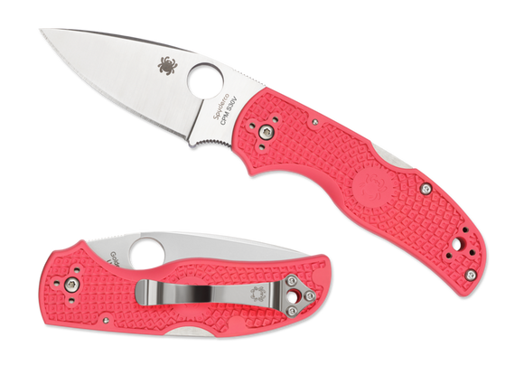Spyderco Native 5 Lightweight Lockback Knife Pink FRN SKU C41PPN5