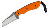 Columbia River S.P.I.T. Knife Small Pocket Inverted Tanto Orange G-10 SKU CRKT 2399