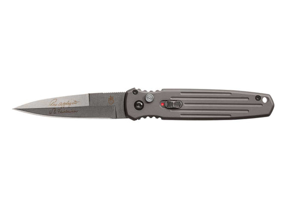 COVERT AUTO GERBER - TACTICAL GREY, STONEWASH, FINE EDGE