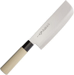 Due Cigni Nakiri Knife Maple Wood Handle SKU DCIHH05
