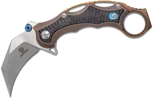 DEFCON Jungle Knife RAPTOR Series Folding Karambit SKU TF5221-2