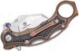 DEFCON Jungle Knife RAPTOR Series Folding Karambit SKU TF5221-2