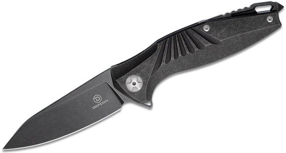 Defcon Jungle Series Mako Framelock Knife Titanium Handle S35VN SKU TF5290-2
