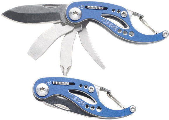 Gerber Curve (Blue) Keychain Size Mini Multi-Tool SKU 31-000116N