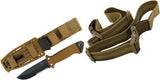 Gerber  LMF II Infantry (Coyote ) Combat Fixed Blade W/Sheath SKU 22-01463N