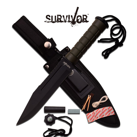 Survivor Fixed Blade Knife SKU HK-786GN