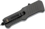 Hogue HK Mini Incursion OTF Automatic Knife Gray Aluminum SKU 54052