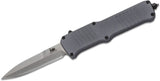 Hogue HK Incursion OTF Automatic Knife Gray Aluminum SKU 54097