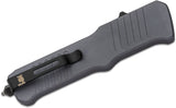 Hogue HK Incursion OTF Automatic Knife Gray Aluminum SKU 54097
