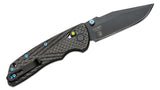 Hogue Knives Deka Clip Point Knife Black Carbon Fiber SKU 24299-LIM