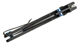 Hogue Knives Deka Clip Point Knife Black Carbon Fiber SKU 24299-LIM
