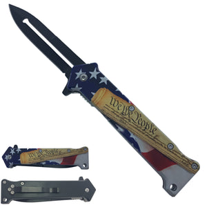 8" Patriotic Spring Assisted Knife