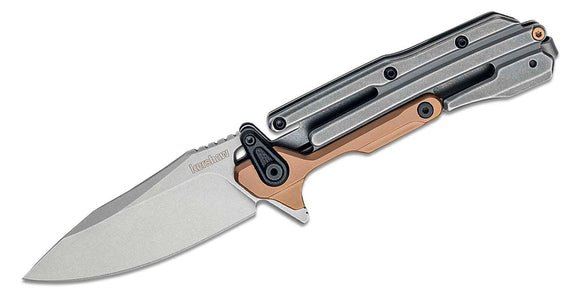Kershaw Frontrunner Frame Lock Knife Black/Copper Steel SKU 2039