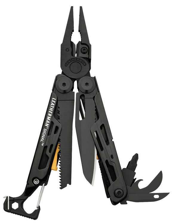 Leatherman Signal Full-Size Multi-Tool, Black, Nylon Sheath SKU 832511