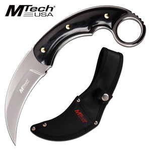 MTECH USA MT-20-84MR FIXED BLADE KNIFE SILVER