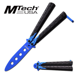 MTech USA Training Butterfly Knife SKU MT-872BL