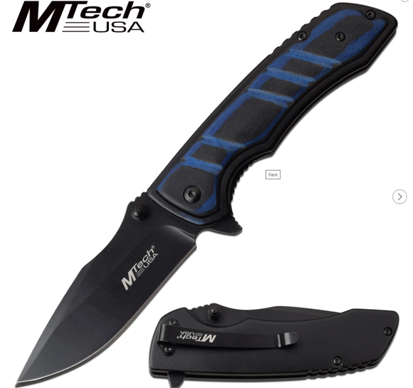 MTech MT-A1086BL Spring Assisted Knife