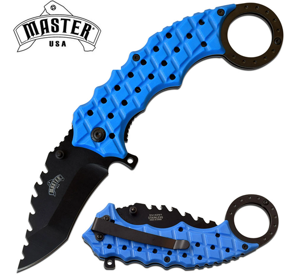 Master USA MU-A057BL Spring Assisted Knife