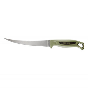 Gerber Ceviche Fillet Fixed Blade Knife Green Polymer 7" SKU 31-004132