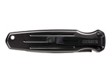 MINI COVERT AUTO GERBER - BLACK, BLACK BLADE, FINE EDGE