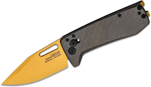 SOG Ultra XR Carbon and Gold Folding Knife SKU 12-63-02-57