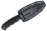 SOG Seal FX Fixed Blade Knife Black CPM-S35VN SS Blade/Black Handle w/Sheath SKU 17-21-01-57